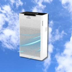 AP-22M multi-stage filtration system capturing dust and airborne particles