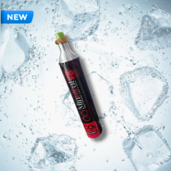 Additional CO₂ cylinder installed in a compatible soda maker