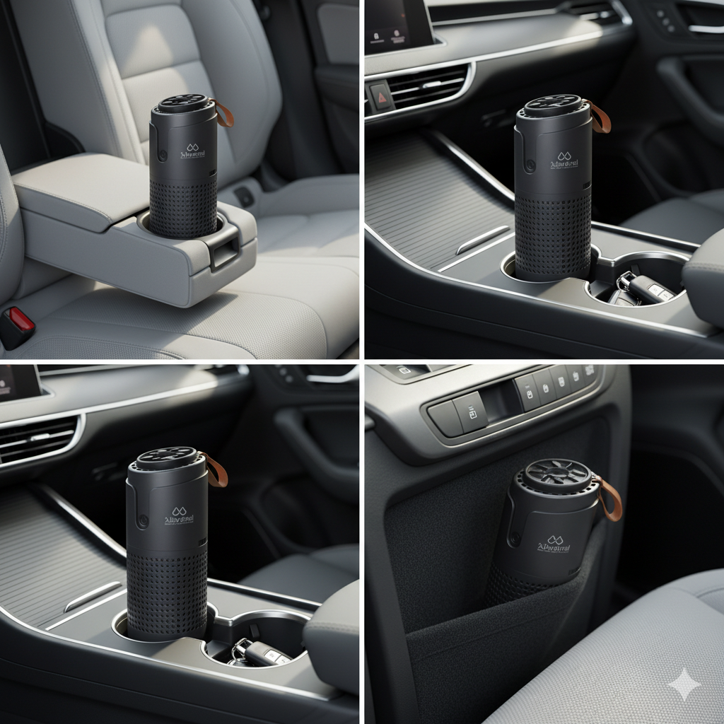 AP-Car air purification system installed inside a car for cleaner air