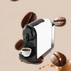 Close-up of espresso machine highlighting refined and professional design
