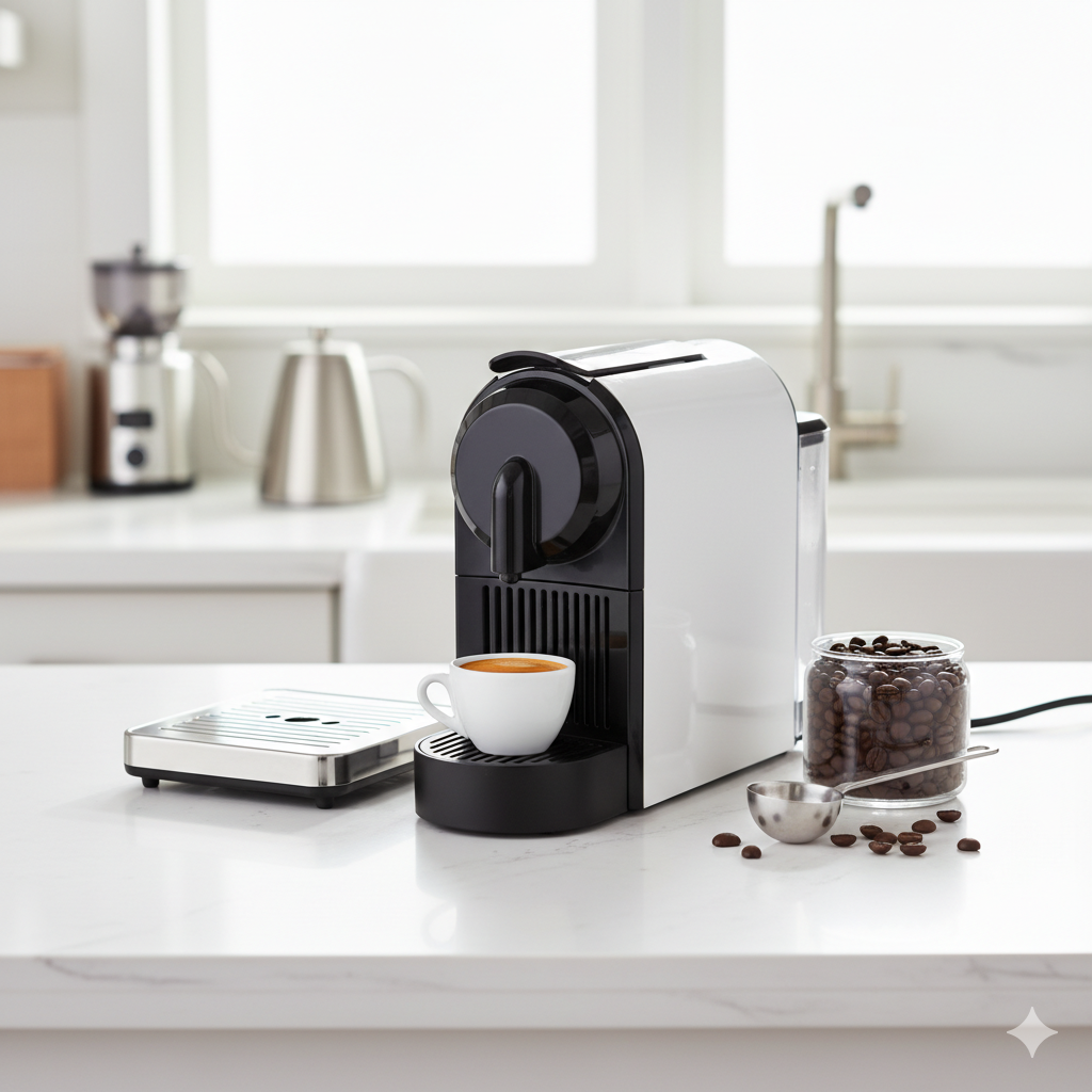 Espresso machine designed for rich and aromatic coffee extraction