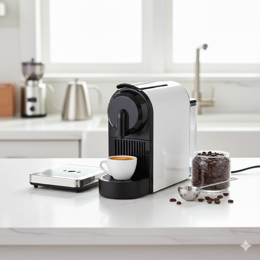 Espresso machine designed for rich and aromatic coffee extraction