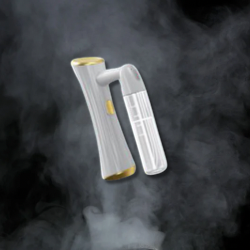 Close-up of facial spray mist providing light and refreshing application