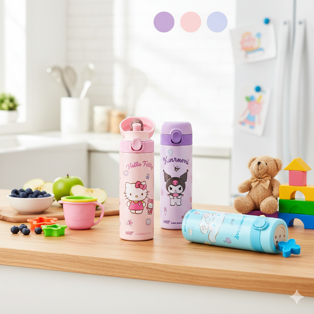 Kids water bottle designed for children, lightweight and easy to use