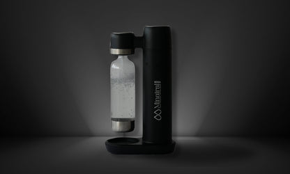 Soda maker placed in modern kitchen for sustainable sparkling beverages