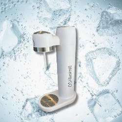 Soda maker offering a sustainable alternative to disposable plastic bottles