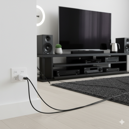 Surge protector connected to electrical devices for safe and stable operation