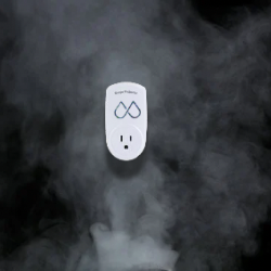 Close-up of surge protector sockets protecting sensitive electronic equipment